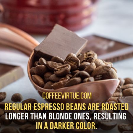 difference between blonde and regular espresso